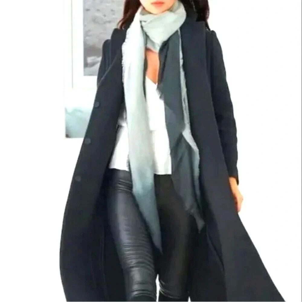 Cushnie Womens Carlie Scarf One‎ Size Ombre 44X74 Polyester NWT